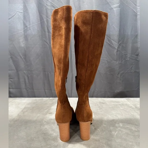 Elegant Tan Knee-High Women's Boots Size 9 - Picture 4 of 13